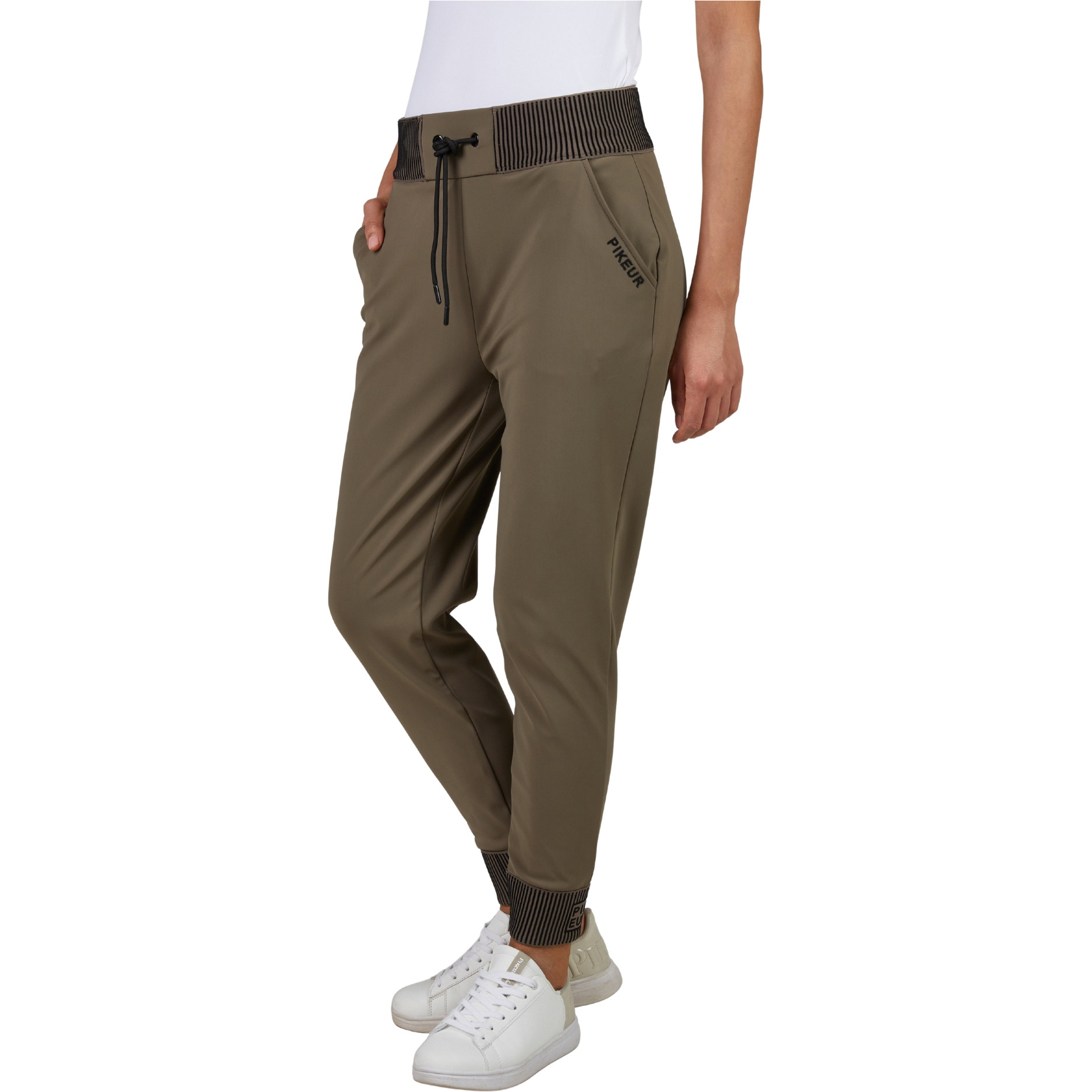 2025 Pikeur Womens Pikeur Jogger Hosen 887600 291 080 - Slate Brown
